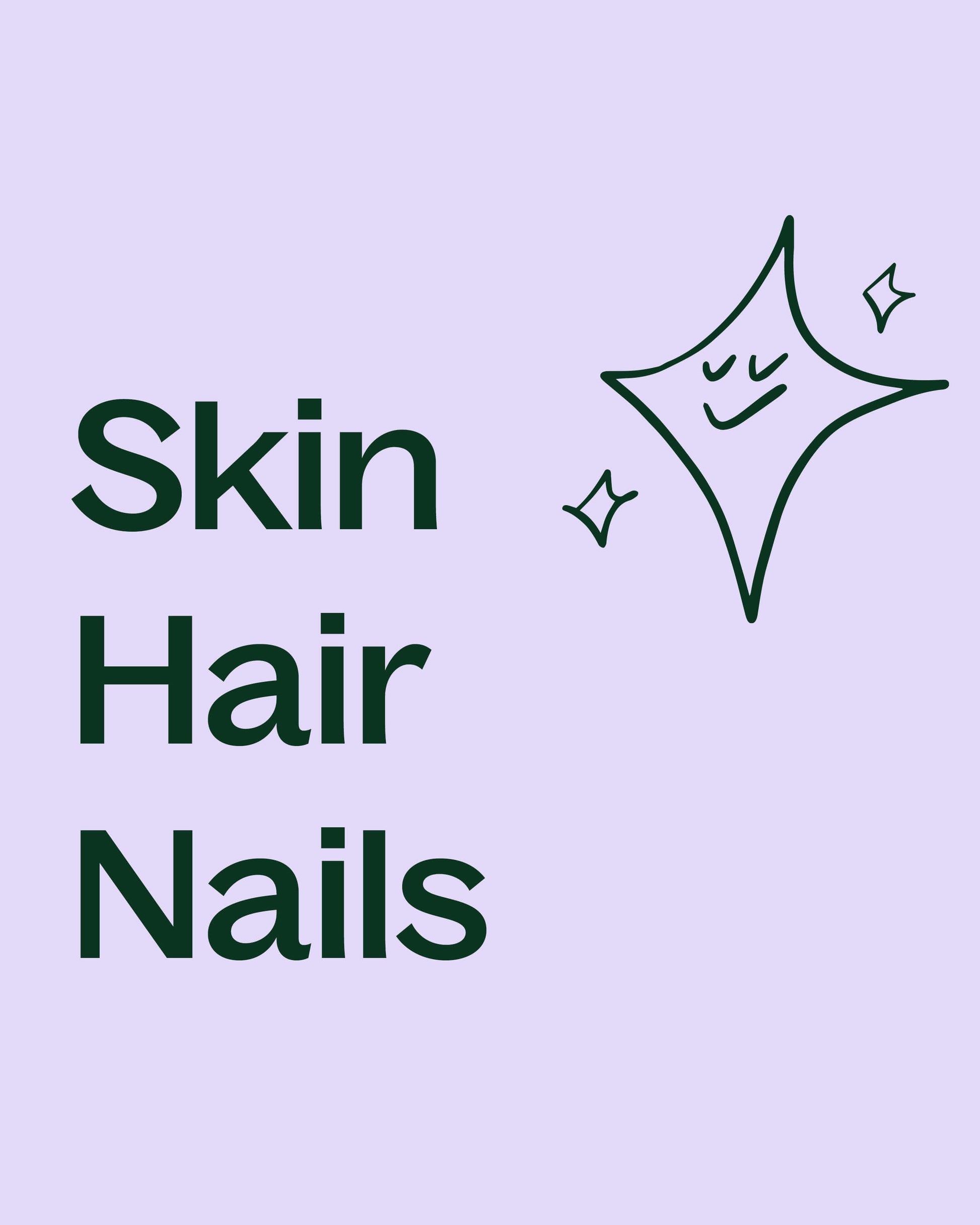 3-in-1 Hair, Skin & Nails Herbal Supplement - 120 Capsules