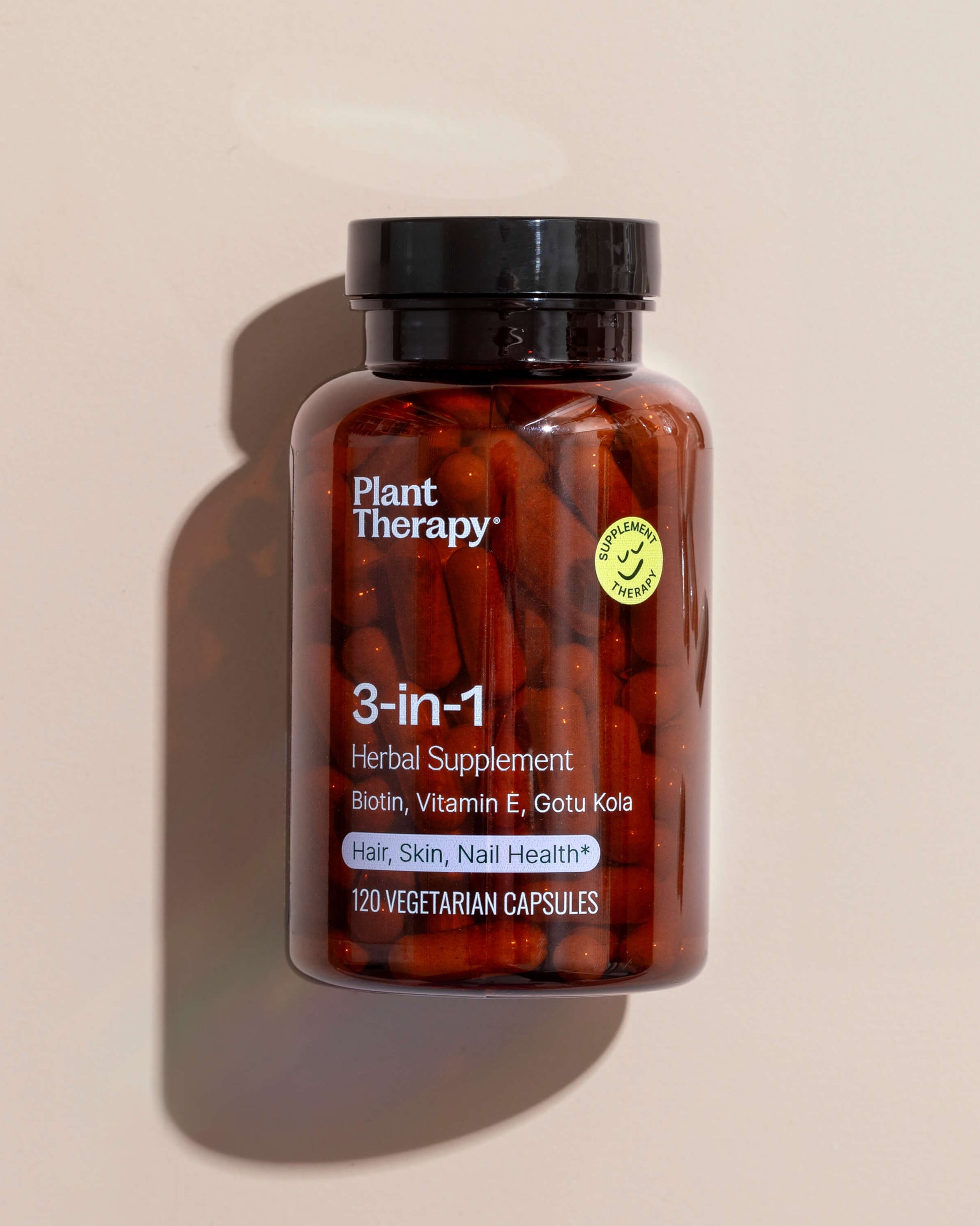 3-in-1 Hair, Skin & Nails Herbal Supplement - 120 Capsules