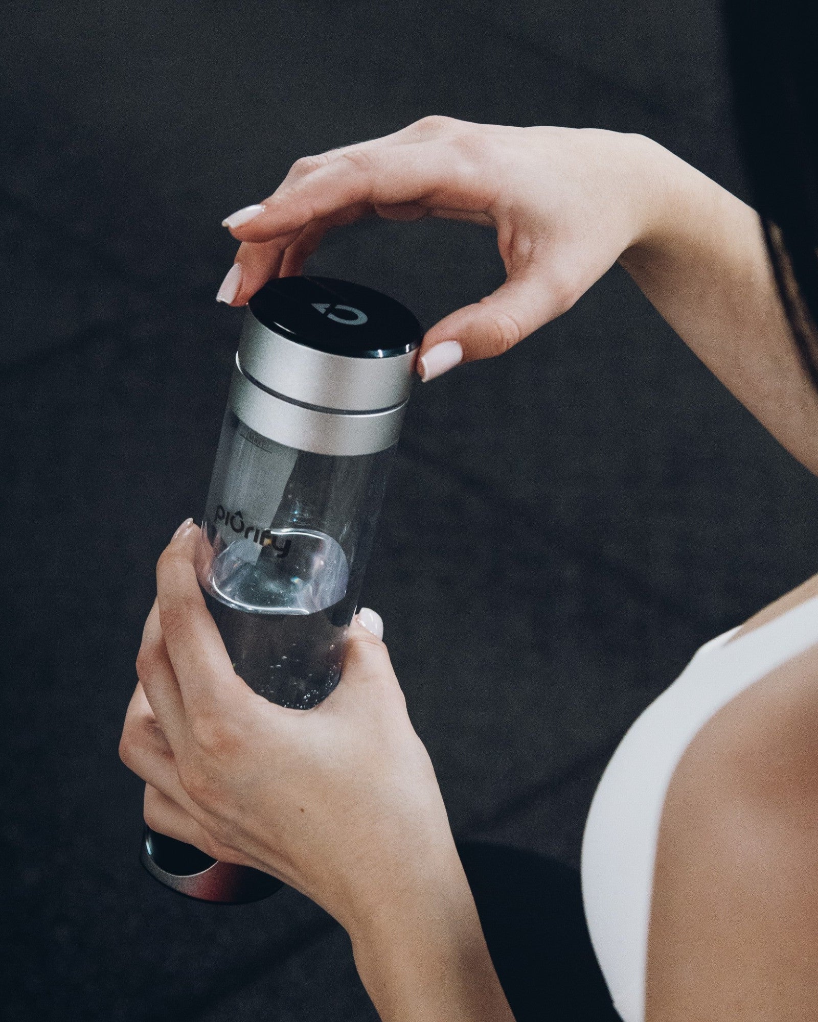 PIURIFY Hydrogenator® Bottle - Silver