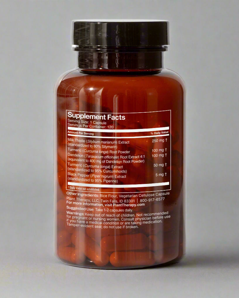 Liver Tonic Herbal Supplement - 120 Capsules