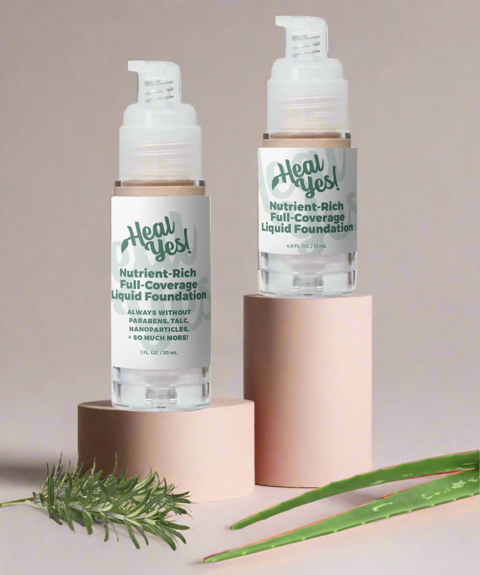 Nutrient-Rich Full-Coverage Liquid Foundation