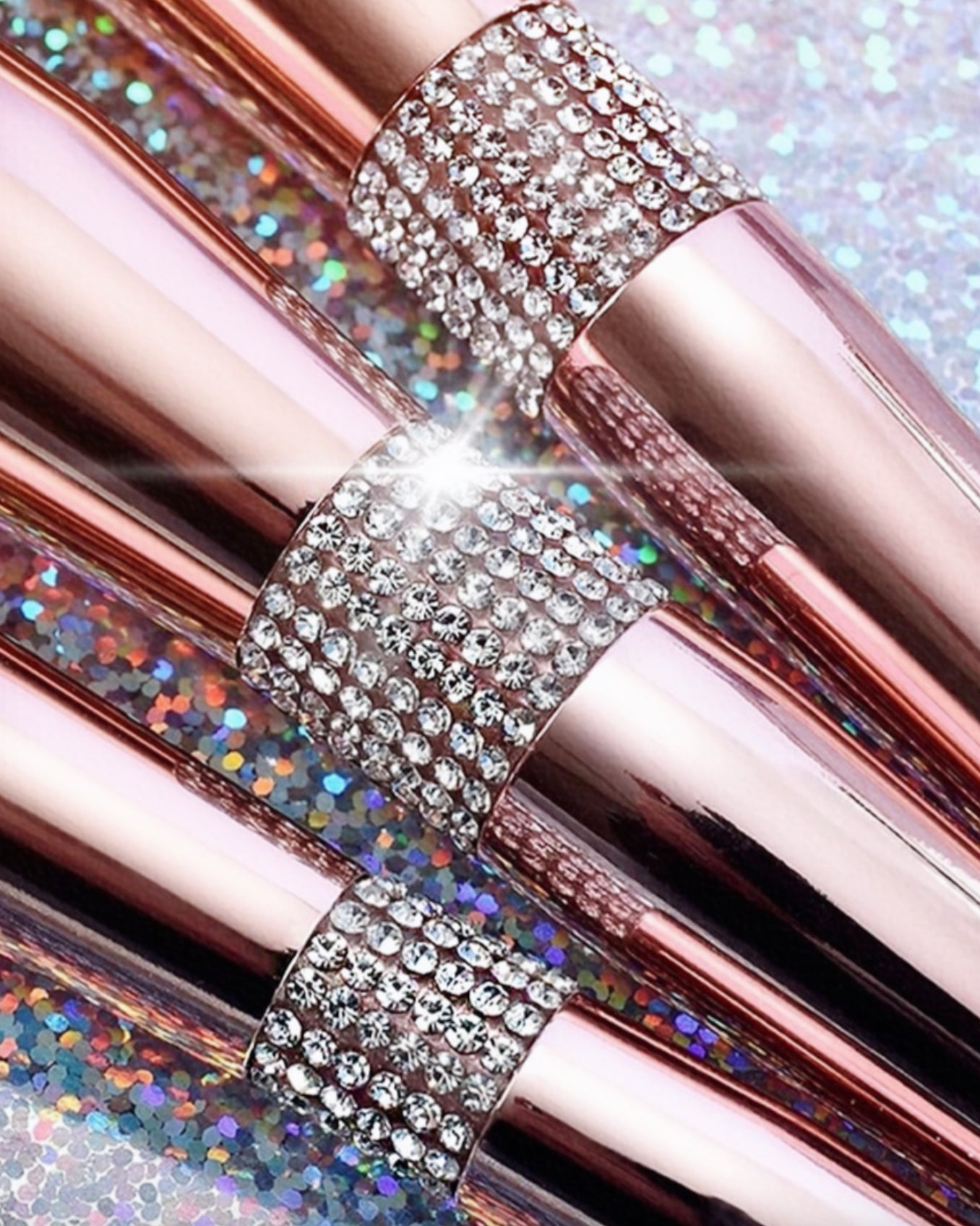 Luxe Crystal-Wrap Brush Set