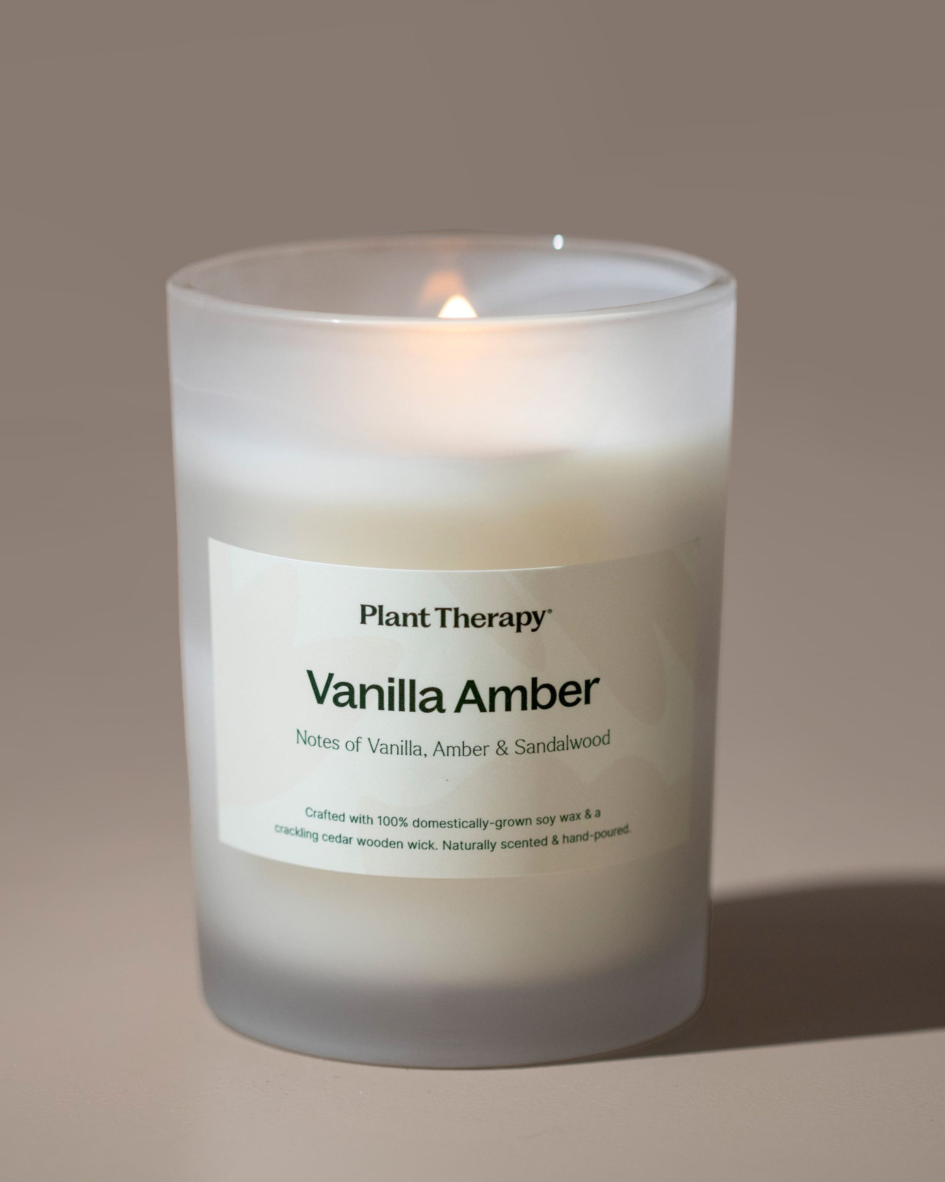 Vanilla Amber Naturally Scented Candle