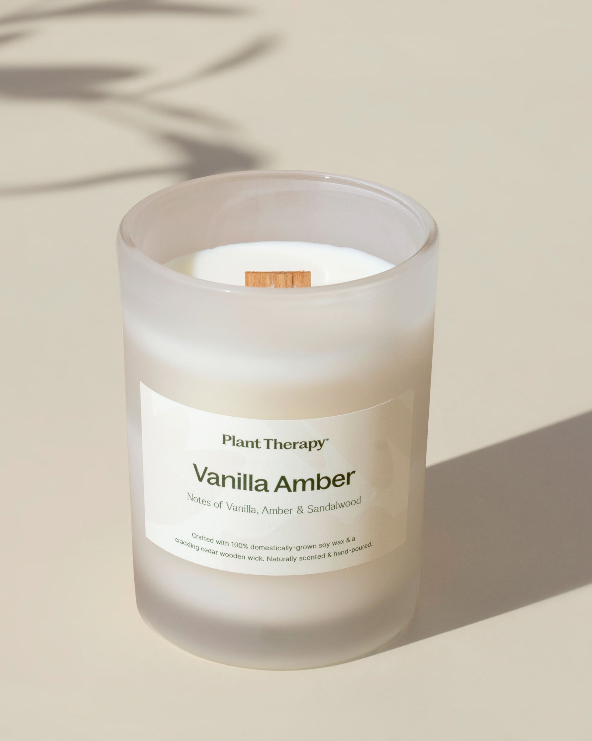 Vanilla Amber Naturally Scented Candle