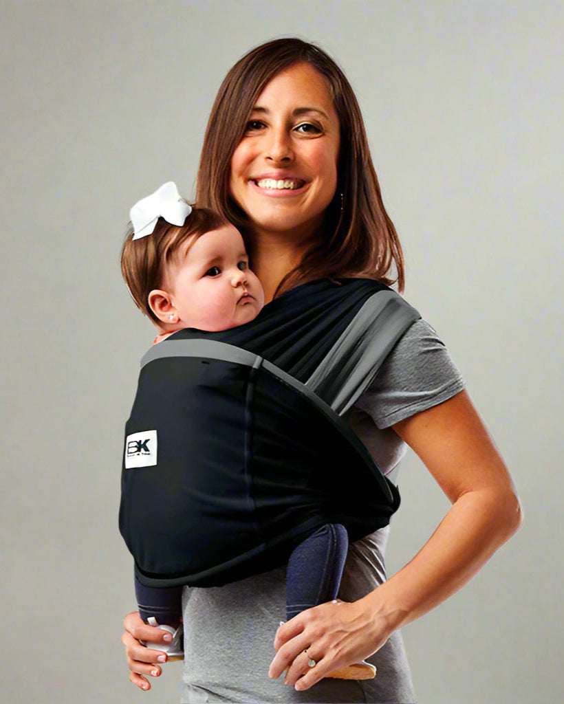 Baby K'tan Active Oasis Baby Carrier | Black-Grey