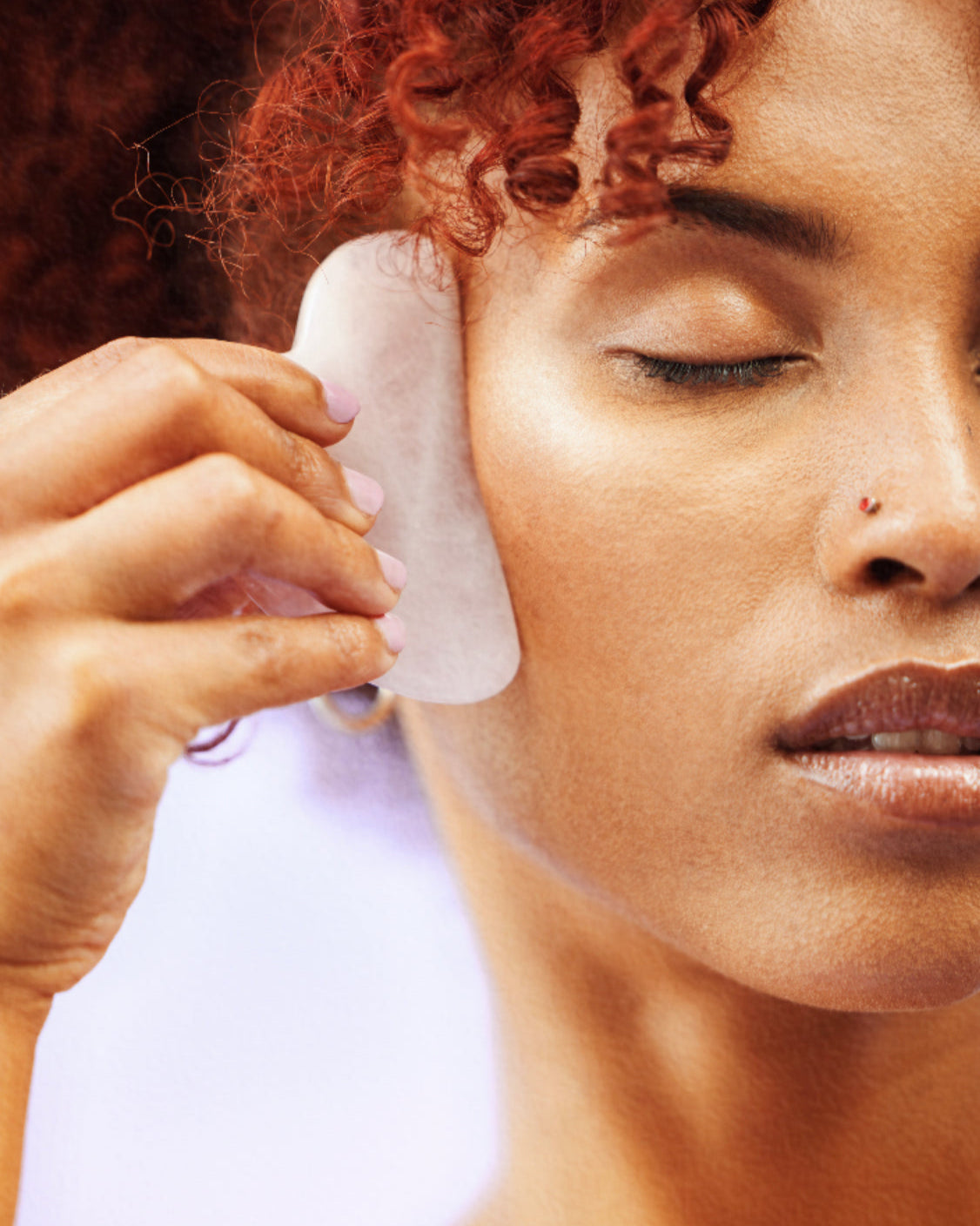 Rose Quartz Stone Gua Sha