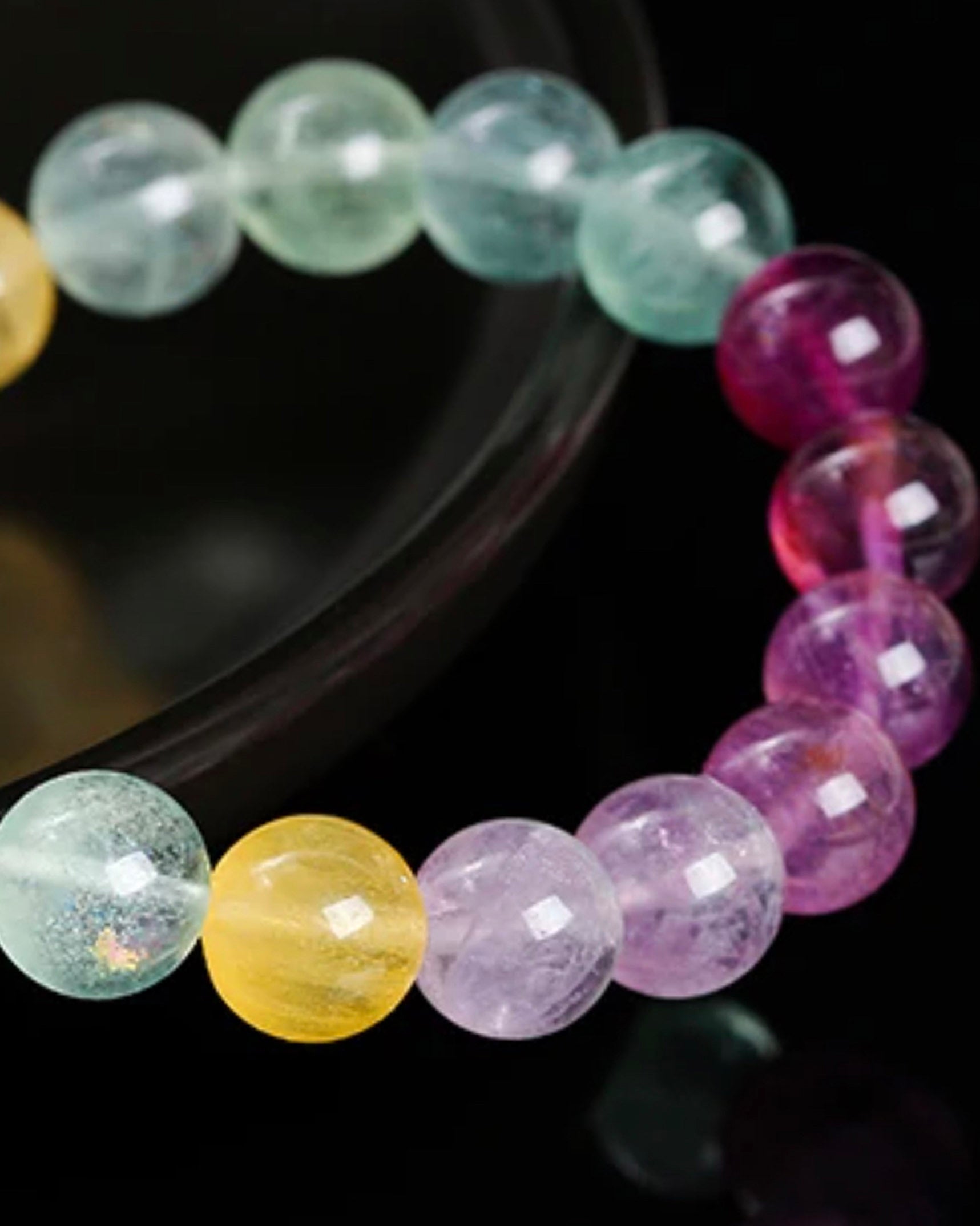 Rainbow Fluorite Balance Bracelet