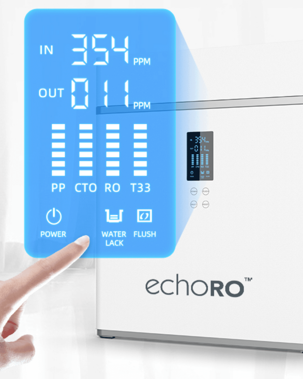 Echo RO™ Water Filter Machine (Tankless Reverse Osmosis)