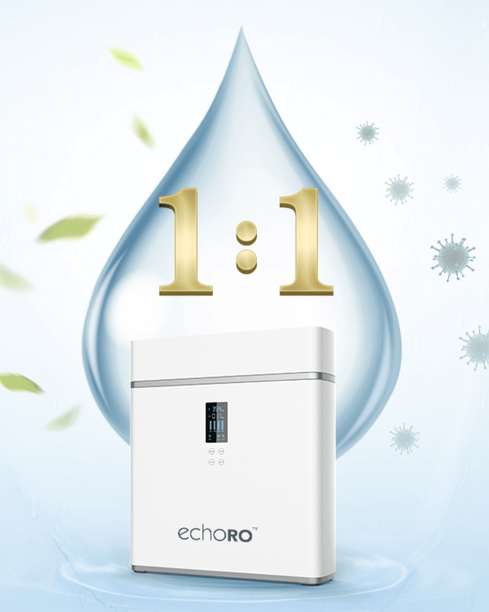 Echo RO™ Water Filter Machine (Tankless Reverse Osmosis)