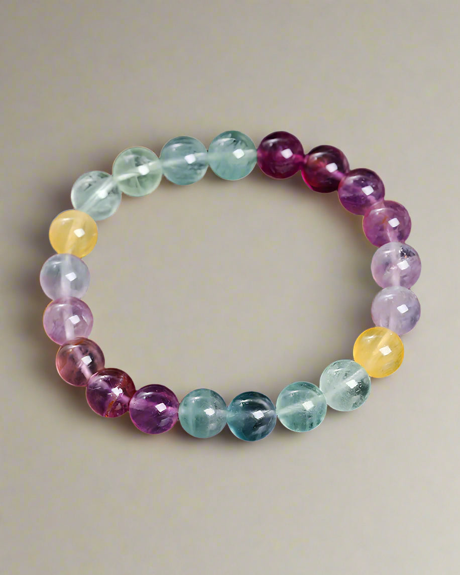 Rainbow Fluorite Balance Bracelet