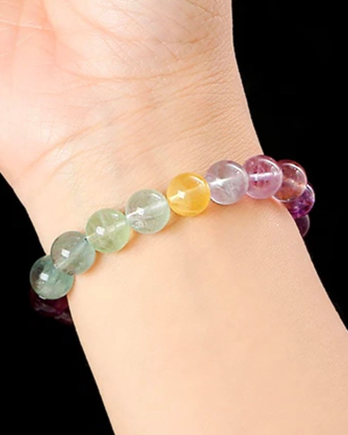 Rainbow Fluorite Balance Bracelet