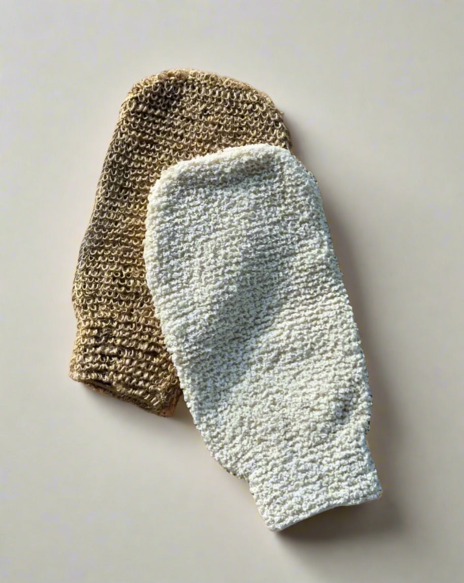 exfoliating mits