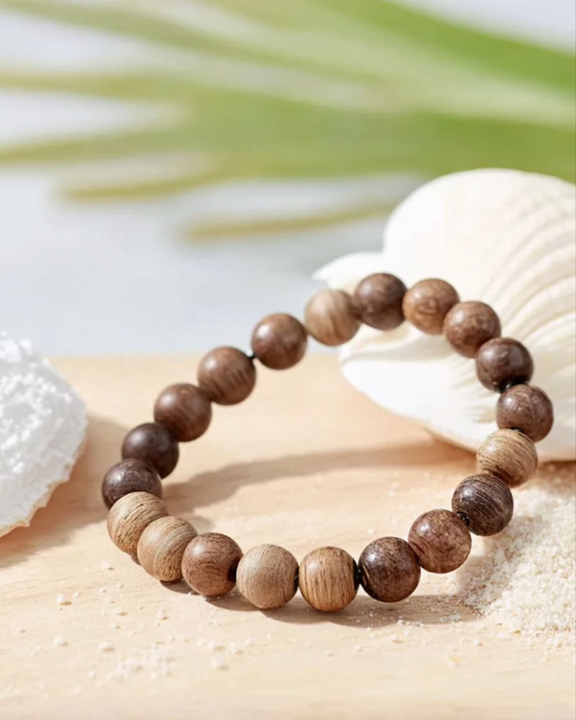 Natural Wood Grounding Bracelet