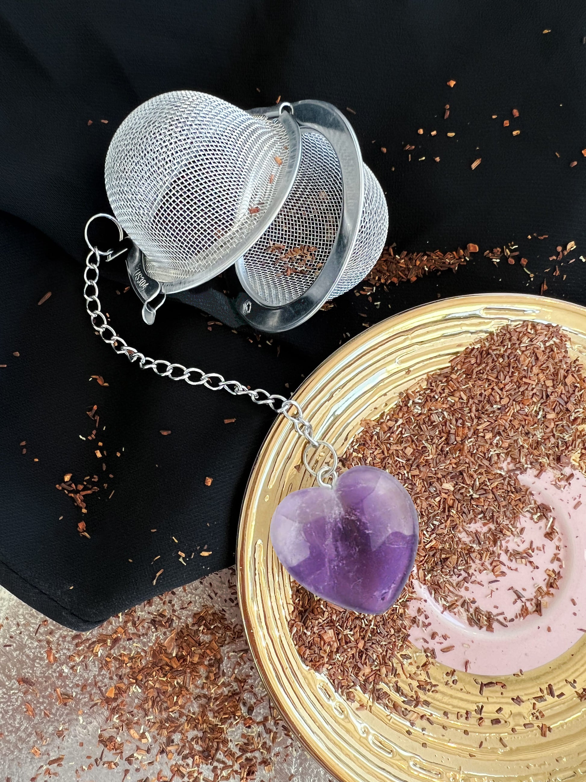 Amethyst Crystal Tea Infuser